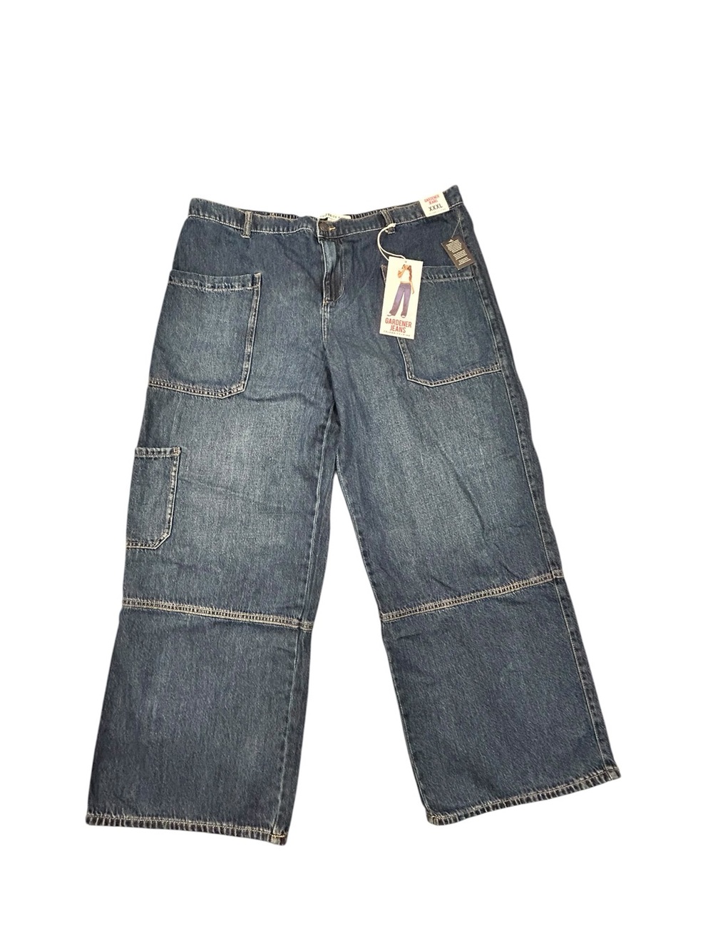 NEW‎ Celebrity Pink Gardener Carpenter Jeans Women’s Wide Leg XXXL NWT Casual